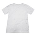 thumbnail image 4 of MIXUE Womens Tops Summer Solid Color Deep V Neck Short Sleeve Loose Casual Shirts For Women Tshirts Outwear,White,XXXXXL, 4 of 5