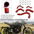 thumbnail image 1 of Silicone Radiator coolant Hose For Yamaha MT-09 XSR900 Tracer 9/GT all years Red, 1 of 13
