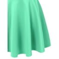 thumbnail image 3 of MBJ WB829 Womens Flirty Flare Skirt M SEA_GREEN, 3 of 4