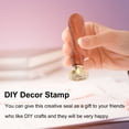 thumbnail image 4 of 1 Pc Creative Pattern Stamp Retro Style Stamps Moon and Crystal Pattern Wax Seal, 4 of 8