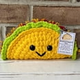 thumbnail image 4 of 2X Muñeco de Ganchillo Pequeño Apoyo Emocional Crochet Mini Taco Muñeco de Ganchillo Taco Peluche Animar Juguete Muñeca de Punto, 4 of 5