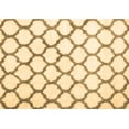 thumbnail image 1 of Ahgly Company Indoor Rectangle Trellis Brown Contemporary Area Rugs, 7' x 9', 1 of 4