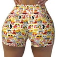thumbnail image 2 of Picia Excavator (2) Printed Workout Shorts for Women Seamless Scrunch Butt Lifting High Waisted Yoga Gym Booty Running Moisture-wicking Short Pants-XX-Large, 2 of 9