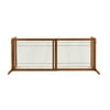 Richell Freestanding HL Pet Gate, Brown