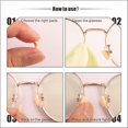 thumbnail image 5 of 24 pares de almohadillas de espuma para la nariz para anteojos, gafas de sol, almohadillas adhesivas para la nariz de 1,5 mm de espesor para todos los marcos de anteojos, junta nasal antideslizan, 5 of 5