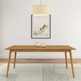thumbnail image 2 of Plank+Beam 72" Mid Century Modern Dining Table, Solid Wood Kitchen & Dining Room Table for 6, Pecan, 2 of 7