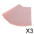 thumbnail image 1 of 3x 40 Hojas Tamaño A5/A6 Papeles de Relleno para Agenda de 6 Agujeros/inserciones de Diario para Productos Lácteos/papel para Encuadernación de Hojas 3 piezas, 1 of 10