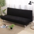 thumbnail image 1 of Color sólido sofá cama sin reposabrazos elástico apretado de cubierta de sofá elástico Flexible fundas de sofá para banquetes Hotel, 1 of 4
