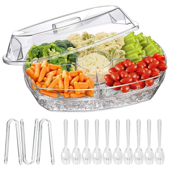 Fruit Ice Serving Tray