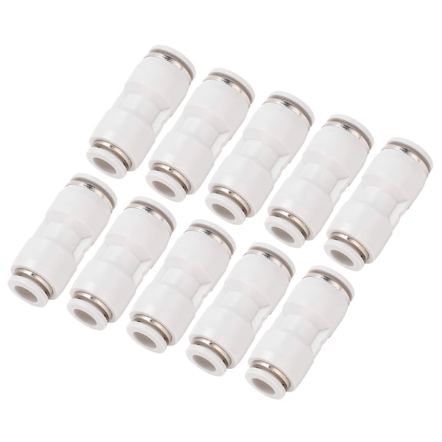 Conector reductor de tubo, 10 piezas Conector reductor recto Conector reductor Conector reductor neumático Fabricado con cuidado