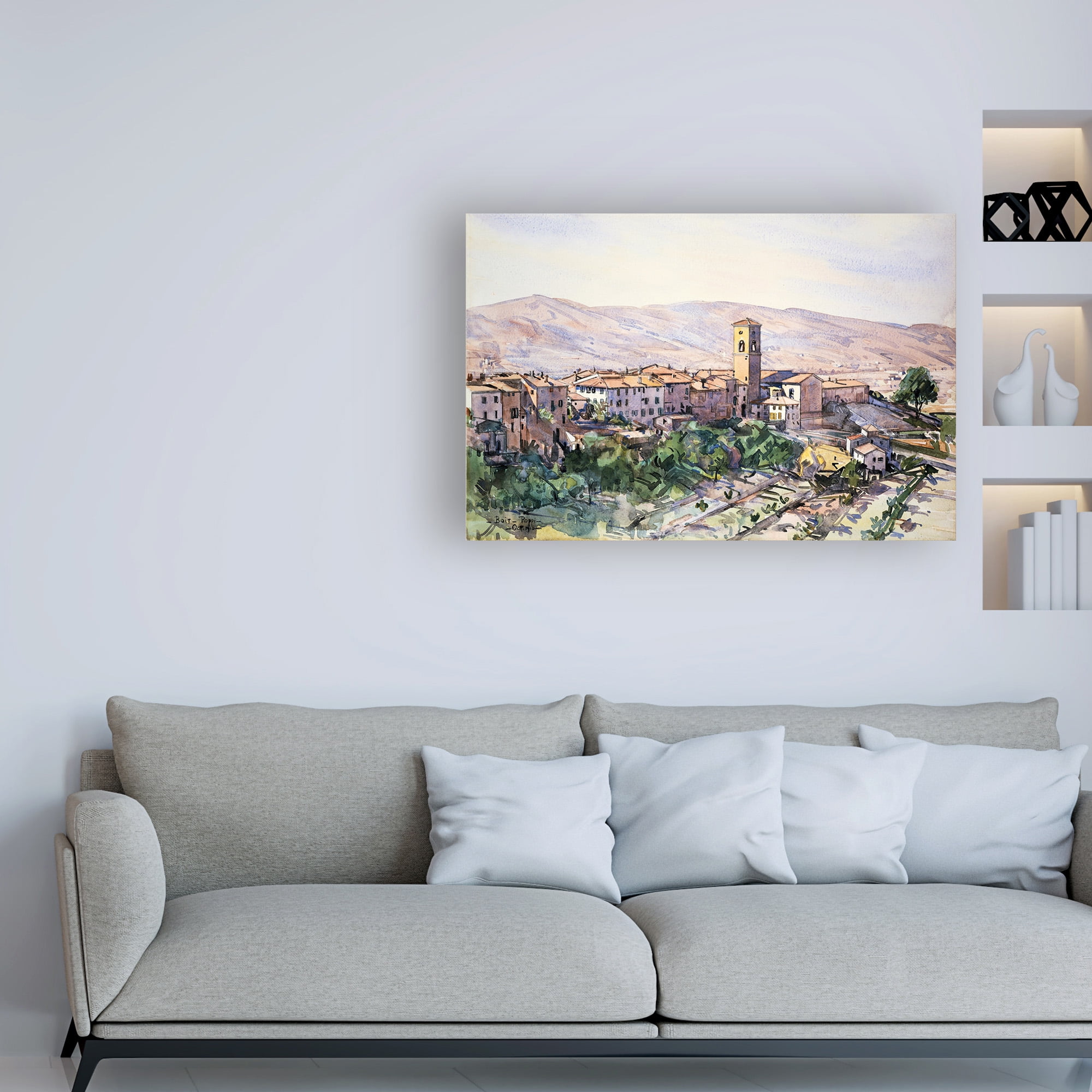 Edward Boit 'Casentino in Tuscany' Canvas Art