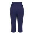 thumbnail image 5 of Tumotour Athletic Casual Shorts For Women Spring Summer Shorts With Pocket Elastic Waist Straight Half Shorts Cropped Pants Sport Pants Gym Workout Shorts, 5 of 7
