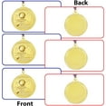 thumbnail image 4 of Tianhe Sturdy and Lasting Medals with a Ribbon Zinc Alloy Gold, 2 Inches, 0.75 lb, 12 Count, 4 of 7
