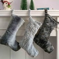 thumbnail image 6 of Cow Faux Christmas Stockings Faux Hanging Ornaments Candy Gift Bags for Christmas Decorations 20 Inch/ Christmas Sock Pendant 5, 6 of 6