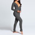 thumbnail image 1 of Mialoley Pyjama de Noël Femme à Manches Longues Imprimé Col en V, 1 of 3
