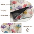 thumbnail image 6 of Spring Flowers Round Area Rug 4Ft Washable Circle Rugs for Bedroom Dining Room, Watercolor Floral Vintage Beige Non-Slip Carpet Floor Mats Indoor Outdoor Carpet Runner Aesthetic Home Decor, 6 of 8