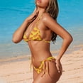 thumbnail image 3 of HELLHERO Lightweight Hot Dog Print Two Piece Bikini Set for Women Ladies Halter Triangle Bathing Suit Swimwear for Summer Beach Pool, 3 of 5