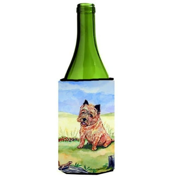 Cairn Terrier And The Chipmunk Wine bottle sleeve Hugger - 24 oz.