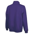 thumbnail image 4 of Charles River Apparel 9359 Crosswind Quarter Zip Sweatshirt-Purple-S, 4 of 4