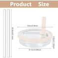 thumbnail image 3 of Pack Tapas de Repuesto para Vasos Stanley 40 Oz – Reutilizables, Compatibles con HydroJug, Material Sin A (Beige), 3 of 3