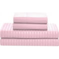 thumbnail image 5 of D.N.G. BEDDINGS Twin/Twin XL Size 800 Thread Count, 100% Egyptian Cotton, Light Pink Premium Hotal Quality, 1 Piece Box Design Striped Comforter Set, 5 of 5