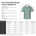 thumbnail image 3 of KLL Men's Hawaiian Shirt Short Sleeve Button Down Beach Shirts-Artoon Transport, 3 of 5