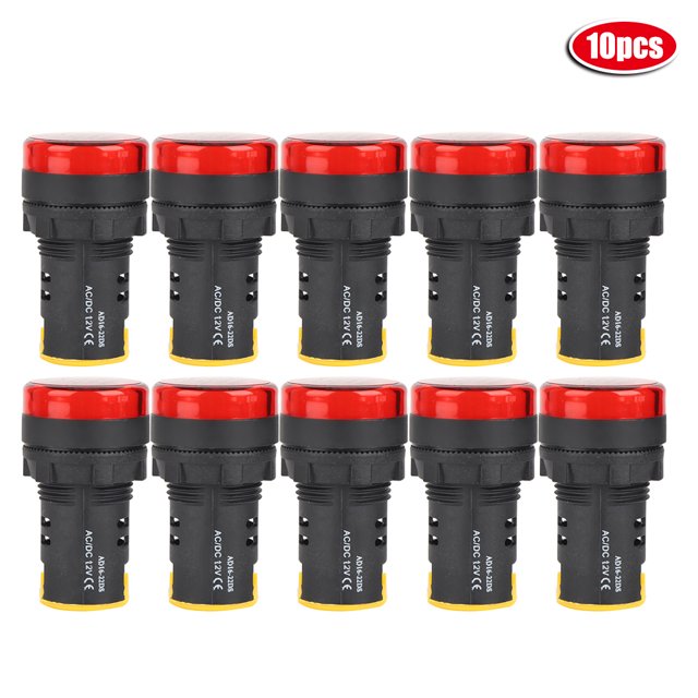 1、Disponible en colores rojo, amarillo, azul y verde, lo que indica claramente diferentes condiciones de trabajo 2、El cuerpo luminoso utiliza un chip LED superbrillante de color puro, el color es