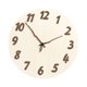 thumbnail image 5 of Reloj de pared de madera con diseño de arte de pared silencioso, moderno, rústico, creativo y decorativo, para comedor, cocina, hogar, estudio y decor, 5 of 9