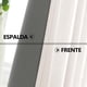 thumbnail image 4 of Lino Cortinas Blackout con Aislamiento Térmico, 100% Blackout y Ojal Superior Cortina para Recámara y Ventana de Sala, Capa Trasera de Revestimiento Gris, 2 Paneles, 132 x 213.3 cm, Crema, 4 of 14