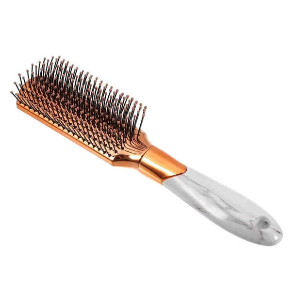 Cepillo para el cabello desenredante Unique Bargains Tono oro rosa