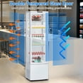 thumbnail image 3 of Garvee 6-Tier Upright Commercial Display Refrigerator Cooler with Wheels & LED Lighting, 9.8 Cu. Ft, 3 of 8
