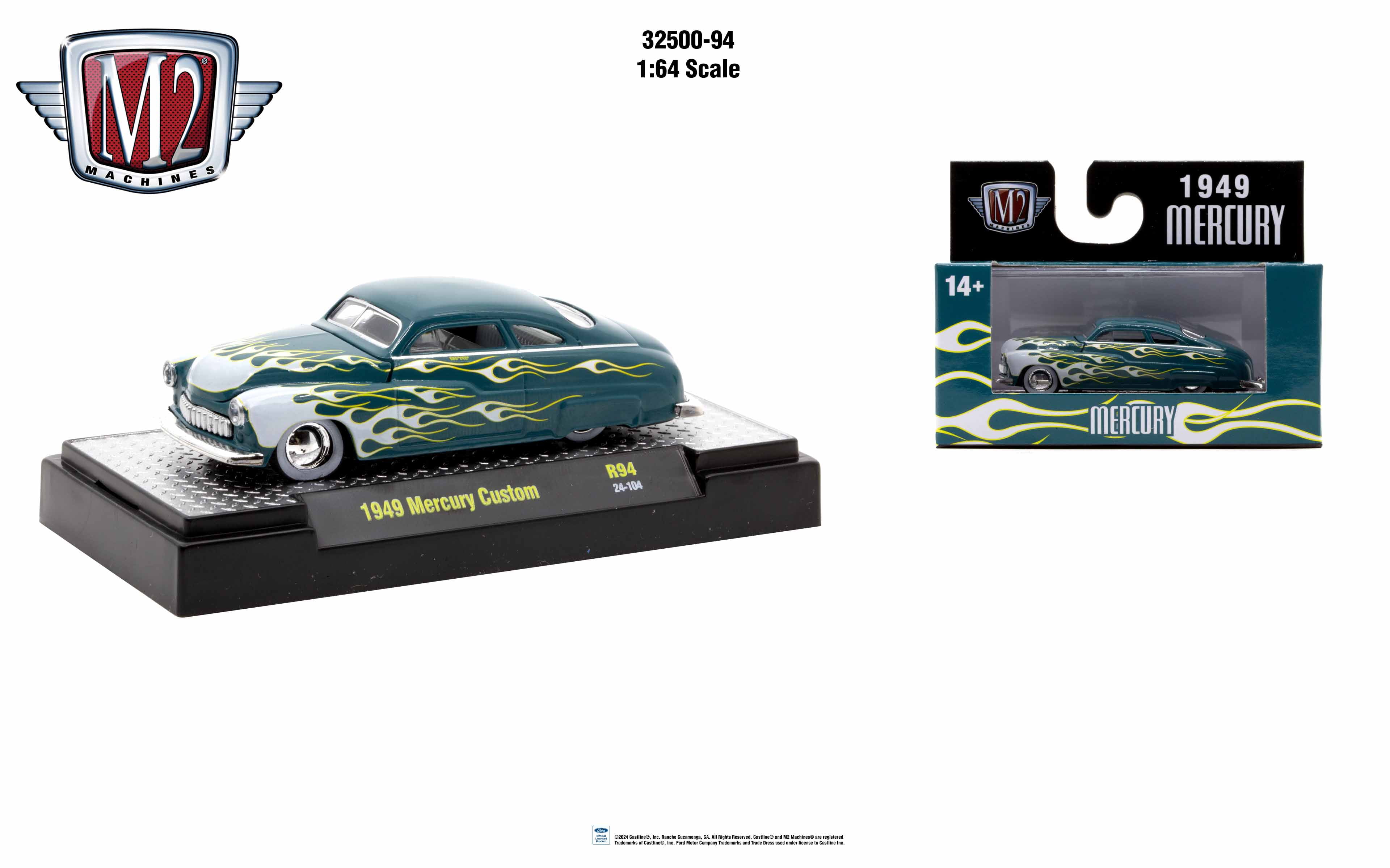 M2 Machines Auto Thentics 1:64 1949 Mercury Custom Release