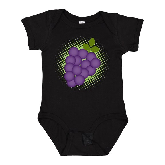 Inktastic Grapes Vineyard Fruit Grape Grower Boys or Girls Baby Bodysuit