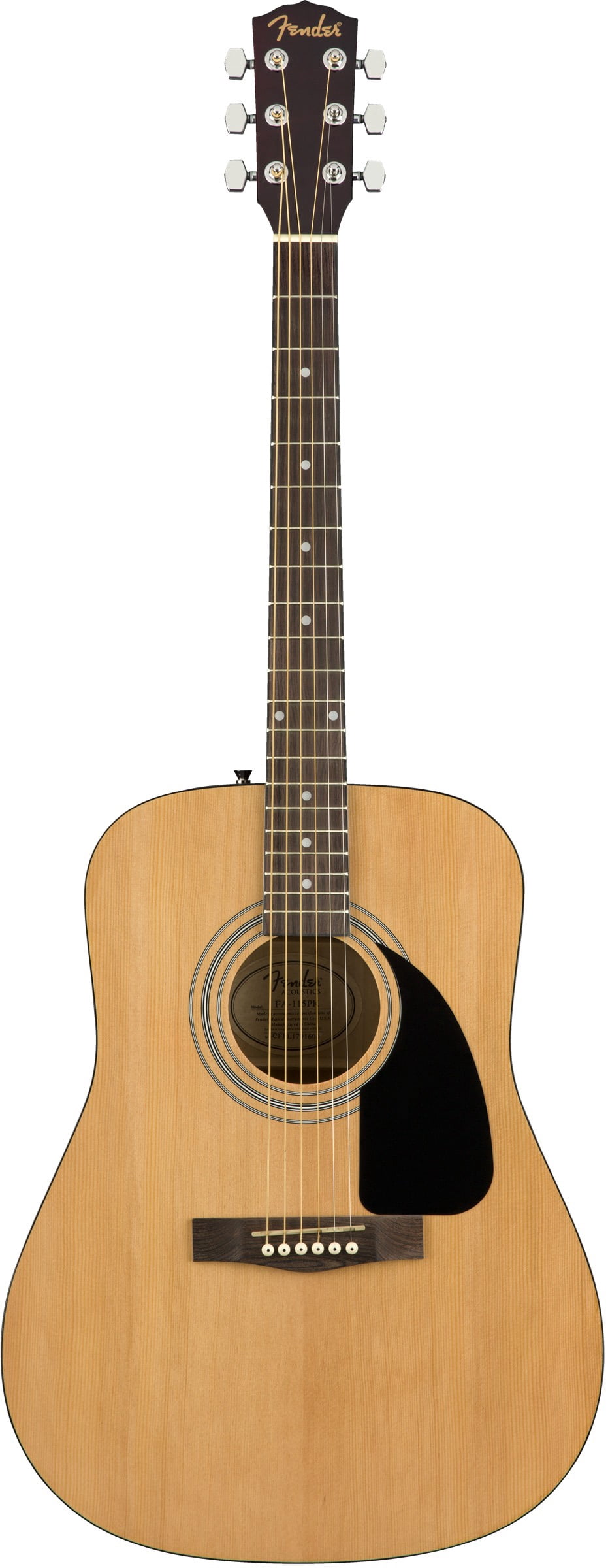 Fender FA-115 Dreadnought Acoustic Guitar - Natural w/ Hard Case