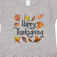 thumbnail image 4 of Inktastic Happy Thanksgiving Fall Leaves Girls Toddler Dress, 4 of 5