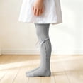 thumbnail image 6 of LEKWK Ballet Tights for Girls Knit Cute Bow Stretchy Footed Tights Toddler Slim Fit Elastic High Waist Legging Socks Birthday Party Holiday Dancewear 6M-10Y, 6 of 6