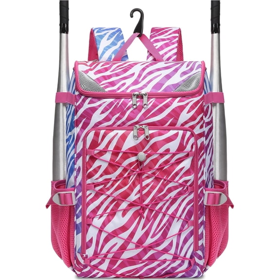 Baseball Softball Gear Bag Backpack for Boys Girls Ages 8-12 12-14 Large  Youth Bat Bag with Ventilated Shoe Compartment Baseball Softball Players Stuff Supplies
