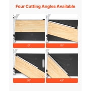 VEVOR 13 inch Vinyl Floor Cutter, 12mm Thick Laminate Flooring Cutter with 15°/30°/45° Adjustable Angle Settings, Flexible Wheels, Telescoping Handle, Certain Engineered Wood, LVT, VCT, SPC, LVP, WPC