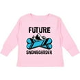 thumbnail image 3 of Inktastic Snowboarding Future Snowboarder Boys or Girls Long Sleeve Toddler T-Shirt, 3 of 5