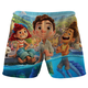 thumbnail image 5 of Disney-pantalones cortos de playa para hombre y mujer, bañadores con estampado 3D de dibujos animados de Luca, informales, 5 of 5