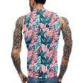 thumbnail image 4 of Men's Sleeveless Lightweight Summer Casual Wear Athletic Gym Tank Top, 4 of 4