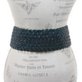 thumbnail image 3 of Women's 3 1/4" Wide Tapered Braided Woven High Waist Leather Belt, 3 of 4