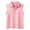Pink, variant on Girls Solid Color Sleeveless Polo Shirt V-Neck Collared Tank Top Size:3-14 Years