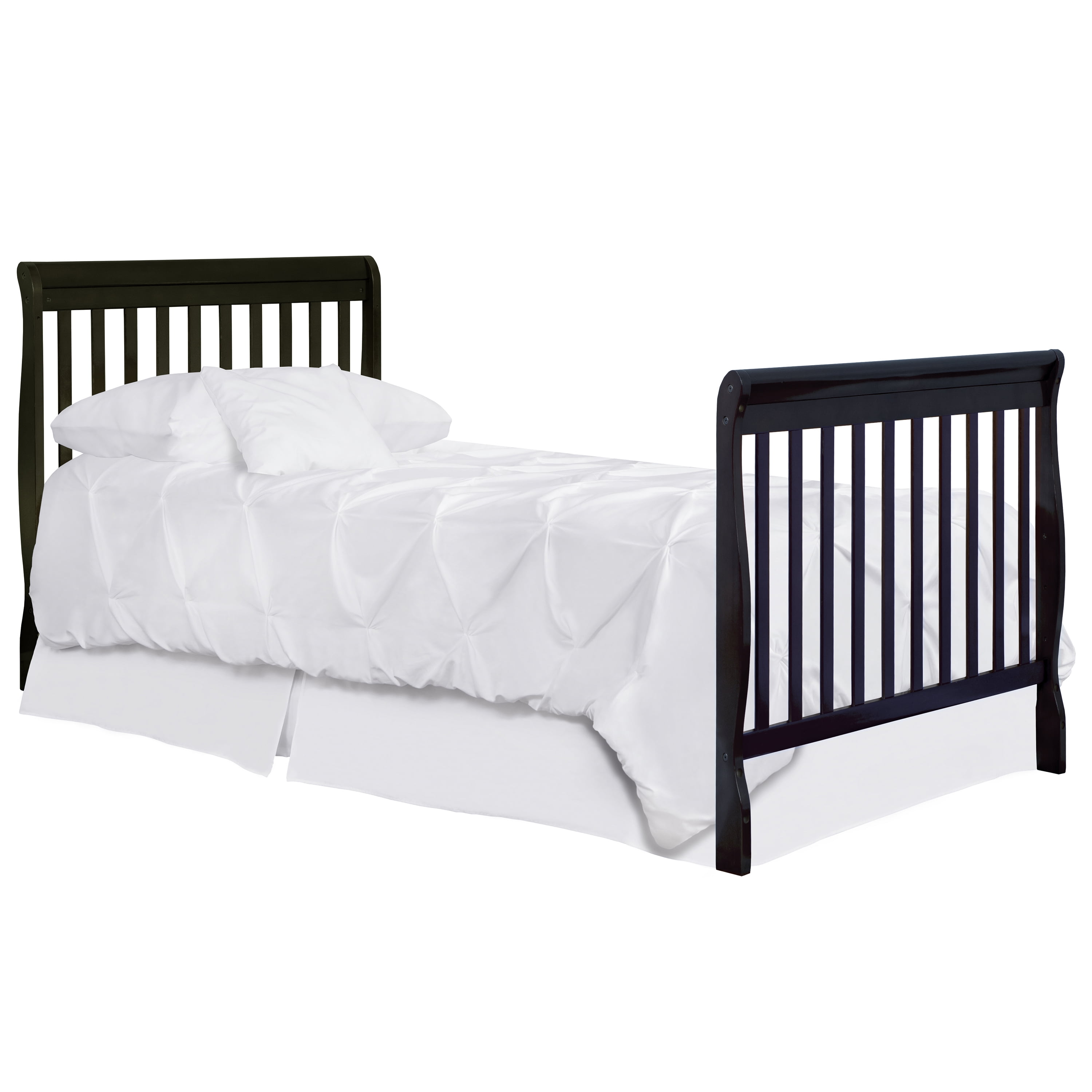 Dream On Me Mini Crib Bed Rail, Navy Blue