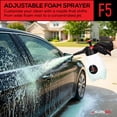 thumbnail image 2 of Suds Lab F5 Foam Master - Triple-Action Pump Foam Sprayer with 3 Nozzles, Cordless Hand Pump Bottle for Car Wash and Versatile Use - 70 oz. Portable Detailing Atomizer, 2 of 9