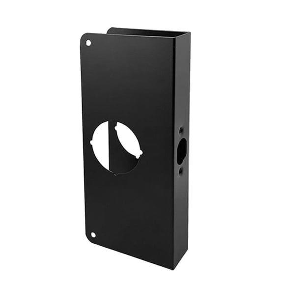 lixuesong Single Hole Door Reinforcement Plate Steel Construction Door Plates Suitable for Wooden Or Metal 2 3/8 Inch Backsets