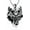 Silver, variant on Wolf Pendant Necklace for Men 316 Stainless Steel Cremation Jewelry Viking Wolf Head Urn Necklace Ashes Keepsake Wolf Jewelry Gift