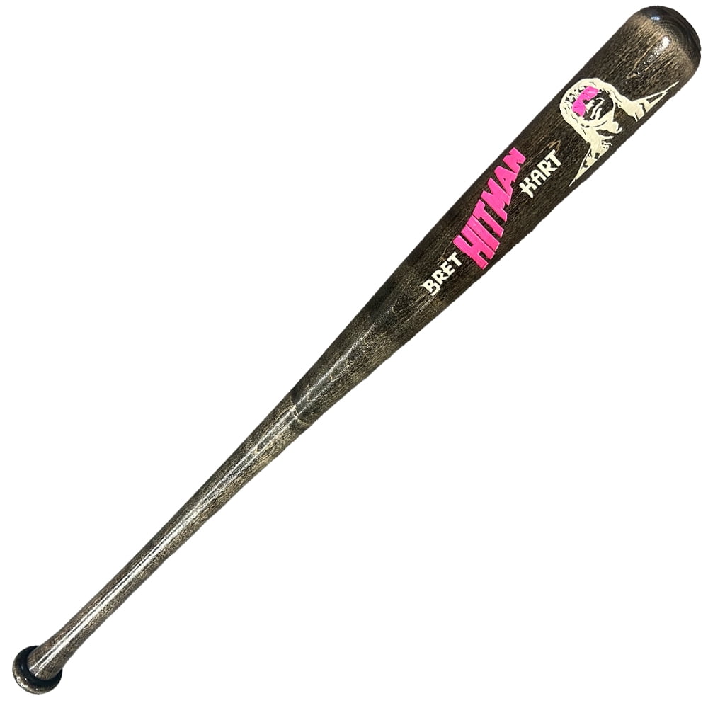 Bret The Hitman Hart Engraved Baseball Bat (Bret The Hitman Hart Engraved Baseball Bat)