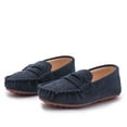thumbnail image 6 of kkdom Boy Girl Loafer Slip-On Dress Shoes Kid Blue 2.5 Little Kid, 6 of 6