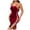 Red, variant on Ladies Summer Dress,Elegant Dresses for Women,Mini Dresses for Women Silk Velvet Tight Side Camis Sleeveless V-Neck Party Dresses,Red,S